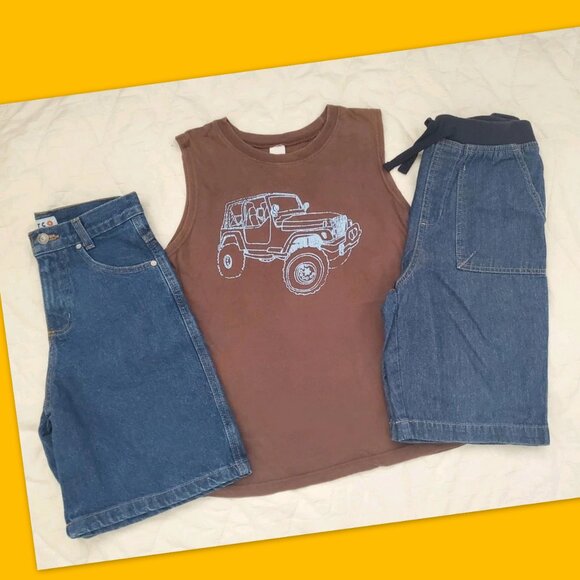 Boys Bundle 10/12 Children's Place Swim trunks Gymboree , Avengers  Summer Lot - Picture 6 of 9